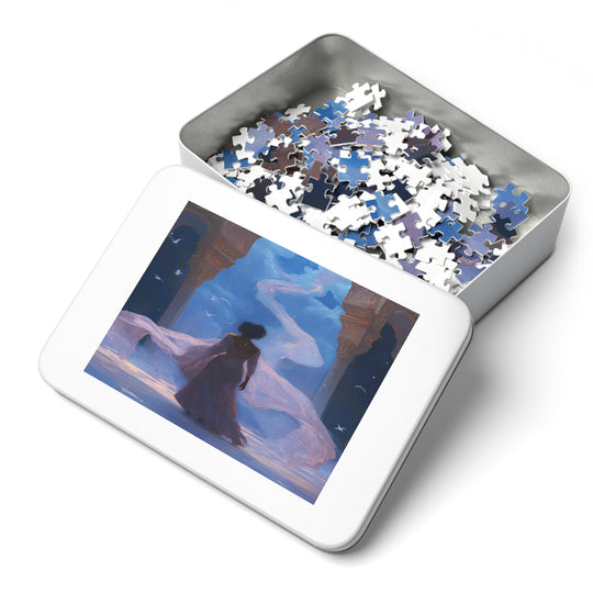 Enchanted Entrance 01 Jigsaw 252 Piece Puzzle with Tin