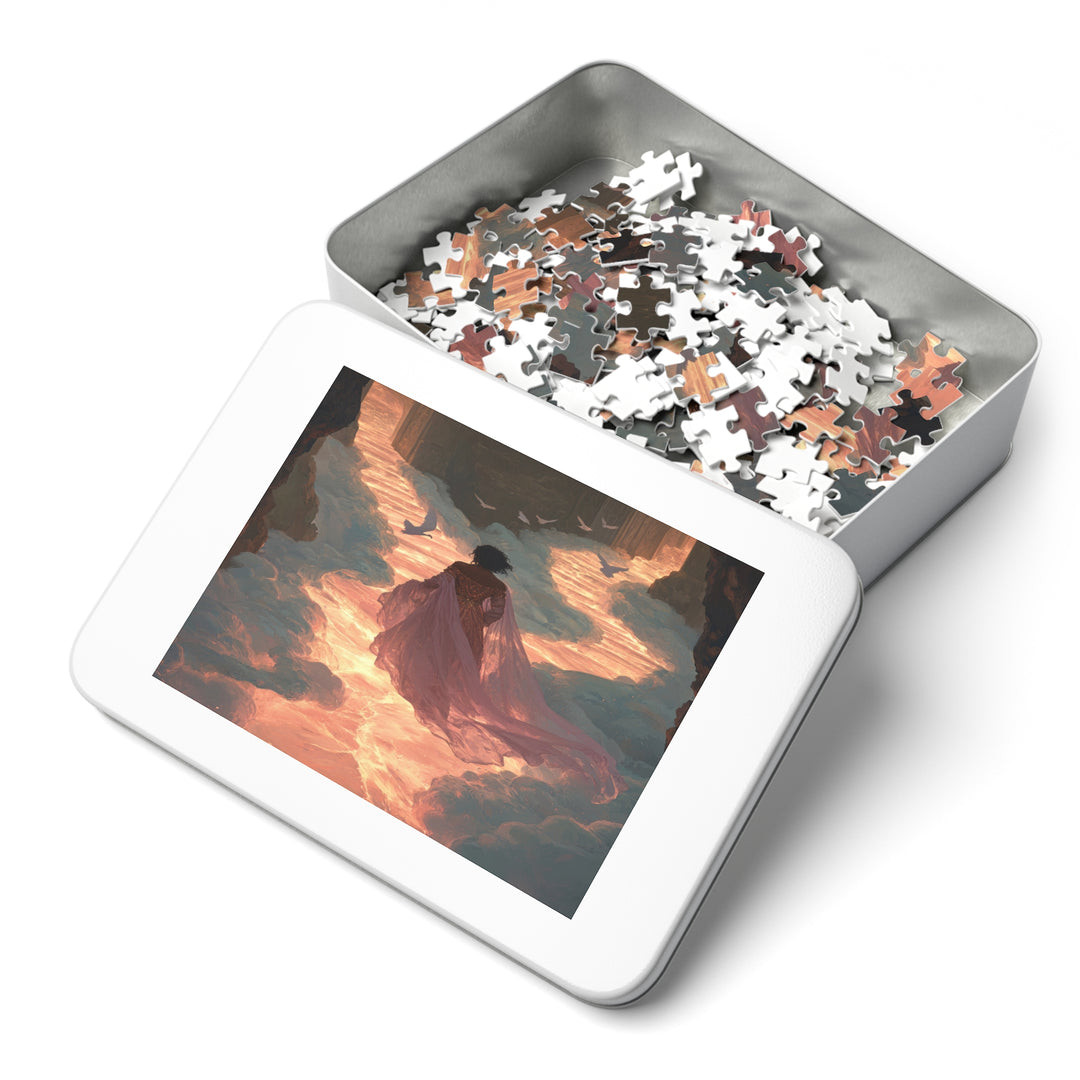 Stairway 01 Jigsaw 252 Piece Puzzle with Tin