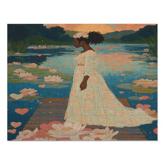 Flower Meadows 11- Jigsaw 252 Piece Puzzle with Tin