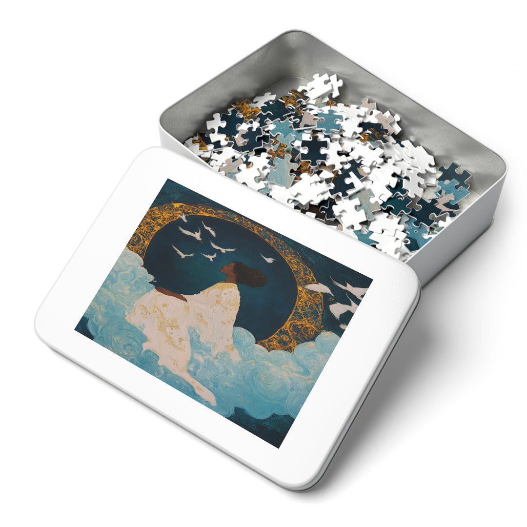 Lullaby 01 Jigsaw Puzzle with Tin