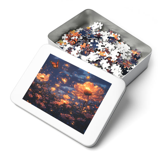 Jigsaw Puzzle with Tin
