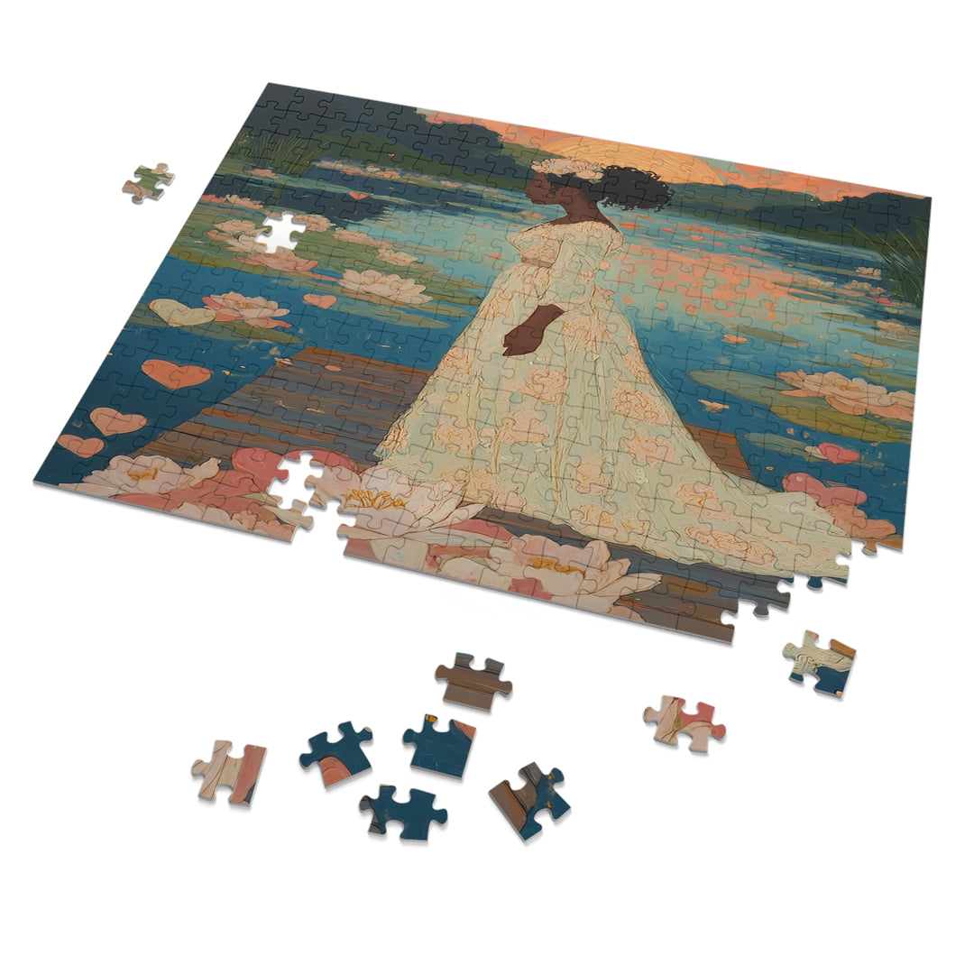 Flower Meadows 11- Jigsaw 252 Piece Puzzle with Tin