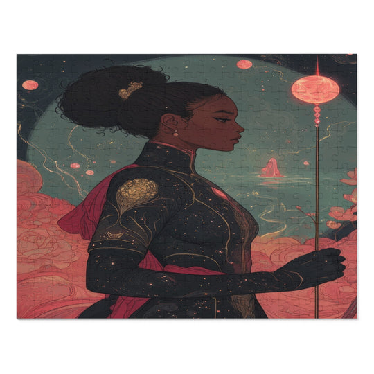 Abstract Universe 01- Jigsaw 252 Piece Puzzle with Tin